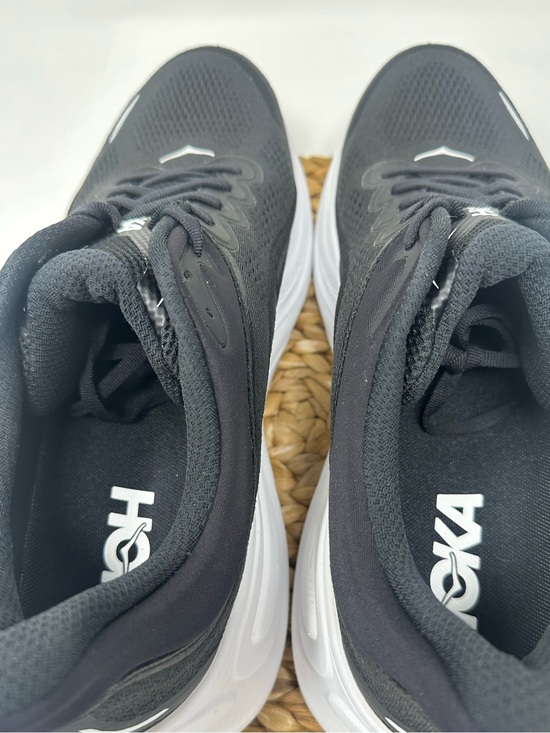 HOKA ONE Bondi 9 Running Shoes Black White Size 14 Men\'s main image 7